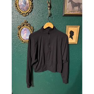 Lululemon Ready to Rulu Half-Zip Black- Size Medium